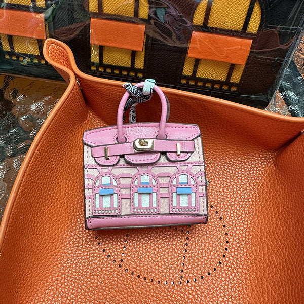 Mini Birkin House Texture Airpods Pouch