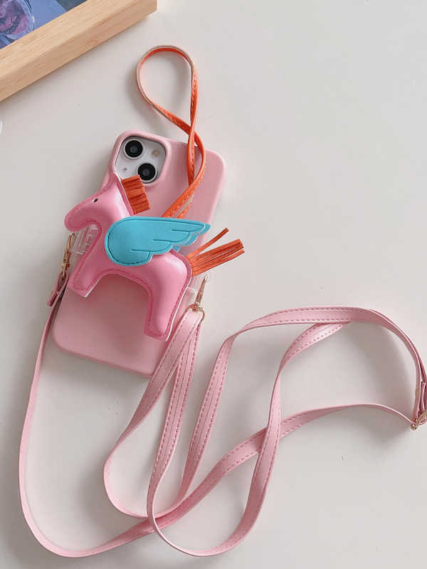 Pony Pendant Back Splint Phone Case